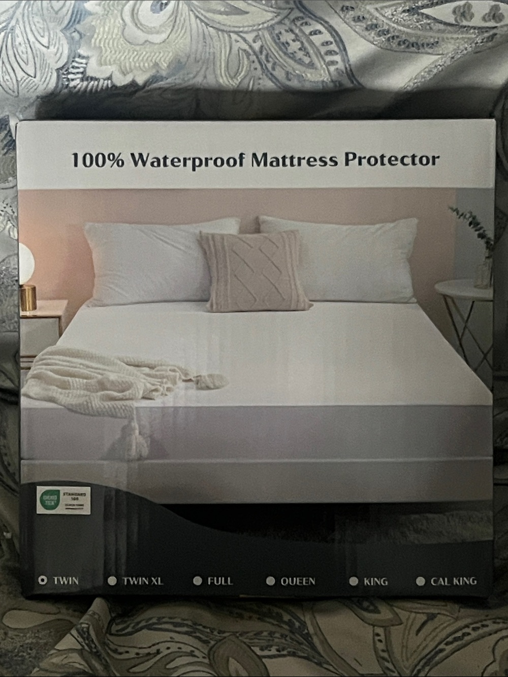 100% Waterproof Mattress Protector - White